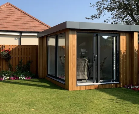 Garden view from a distance