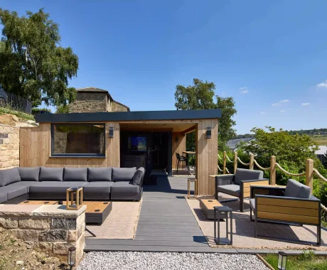 Entertainment space garden studio