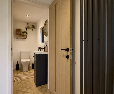 Bathroom inside garden studio