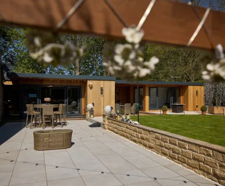 Bespoke double garden studio