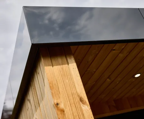 Garden studio aluminium fascia