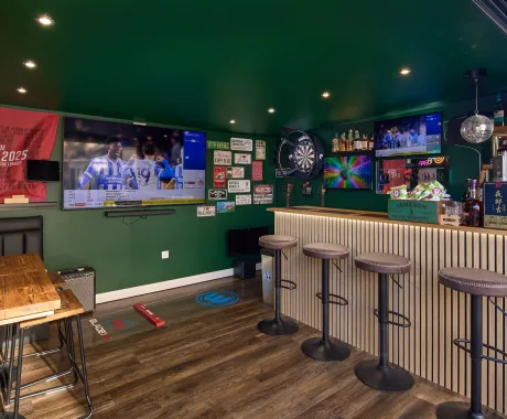 Garden studio bar interior