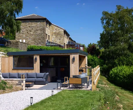 Garden studio exterior space