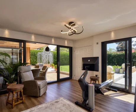 Garden studio interior