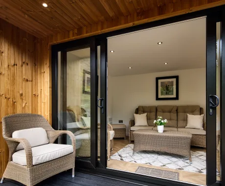 Garden studio interior