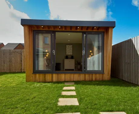 Garden studio patio doors