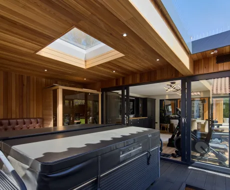 Garden studio wellness space