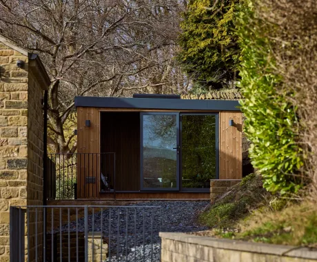 Redwood garden studio external