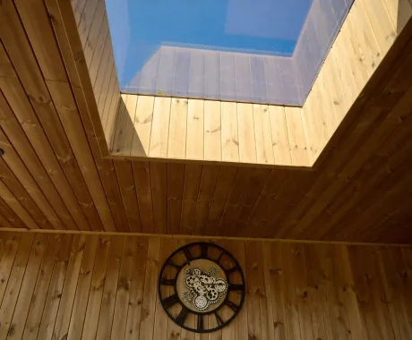 Roof light garden studio
