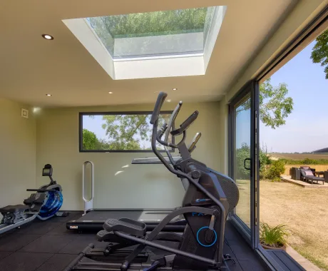 Sliding patio door garden studio